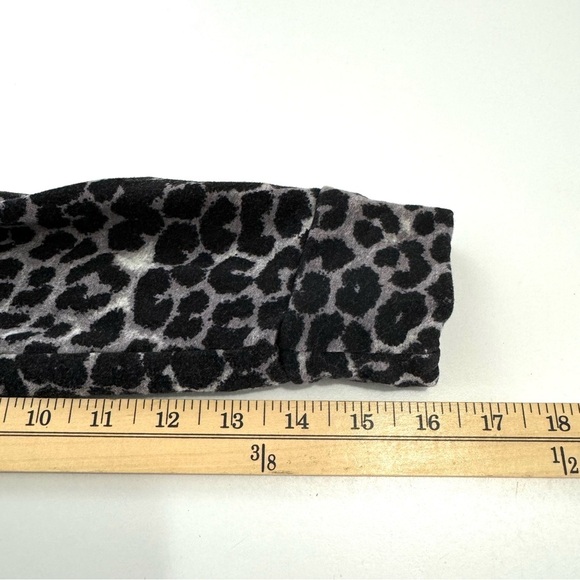 Soft Surroundings Women’s XS Felina Leopard Print Zip Turtle Neck Tunic Sweater - Picture 13 of 15